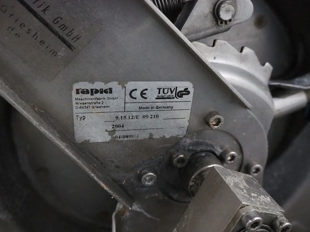 Rapid maschinenabrik gmbh - afbeelding 8 van  10
