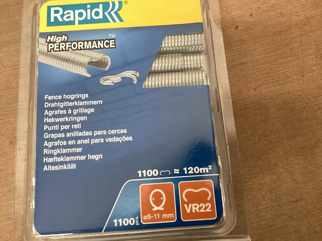 Rapid vr22 hekwerkringen 5-11 mm, pak 1100 stuks (22x) - afbeelding 2 van  4