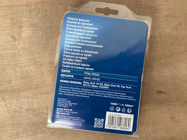 Rapid vr22 hekwerkringen 5-11 mm, pak 1100 stuks (22x) - afbeelding 4 van  4