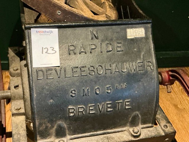 Rapide devleeschauwer sm05 antieke voederbietensnijder - afbeelding 6 van  7