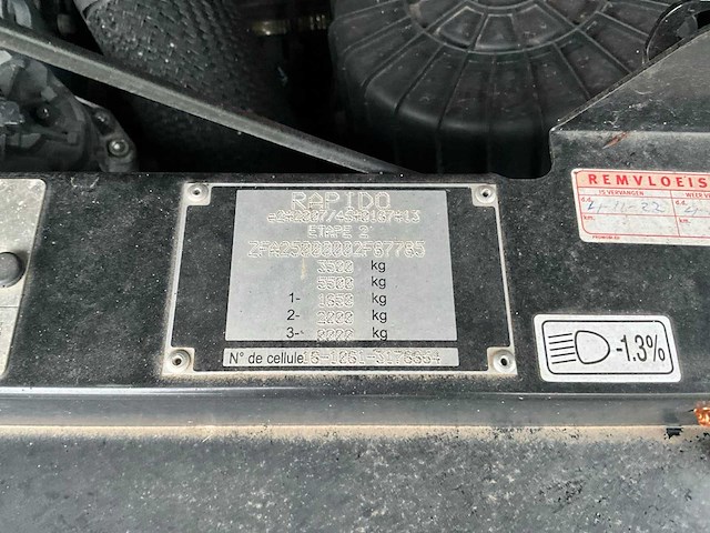 Rapido - 883f - automaat - 2x airo - hefbed -camper - 2018 - afbeelding 30 van  45