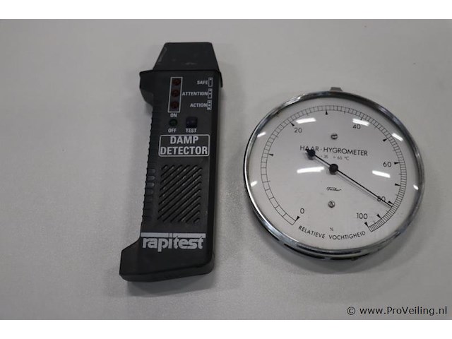 Rapitest vochtmeter voor bouwmaterialen dd 105 - afbeelding 1 van  3