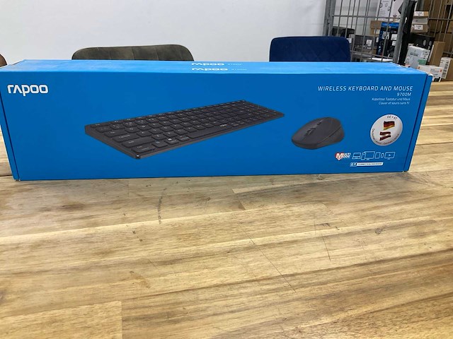 Rapoo 9700m draadloos toetsenbord en muis - afbeelding 1 van  5