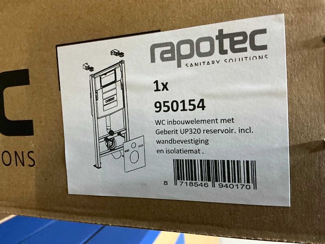 Rapotec 950154 wc inbouwelement (12x) - afbeelding 4 van  4