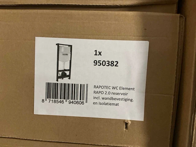 Rapotec rapo 2.0 (950382) wc elementmet drukplaat - afbeelding 3 van  4