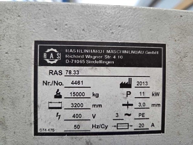 Ras - 2013 - 78.33 - cnc-zetbank - afbeelding 3 van  14