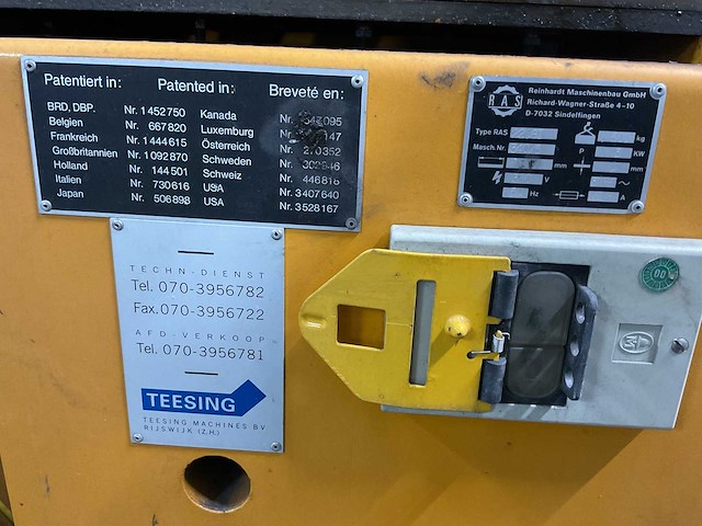 Ras - buigmachines felsmachines (2x) - afbeelding 6 van  8
