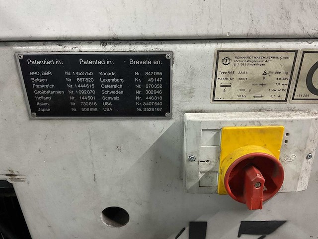 Ras 22.81 buigmachine felsmachine - afbeelding 9 van  9