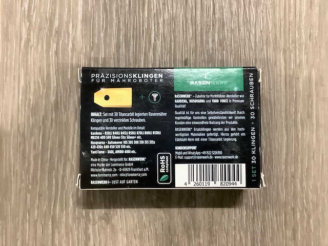 Rasenwerk voor gardena robotmaaier mesjes - afbeelding 2 van  3