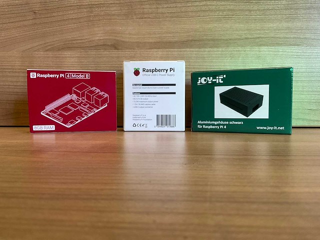 Raspberry pi 4 model b en toebehoren - afbeelding 1 van  5