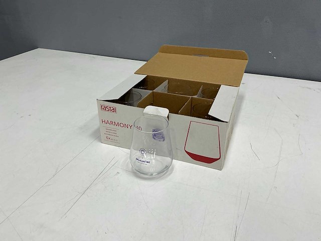 Rastal - water glas - aap - glazen (6x) - afbeelding 5 van  9