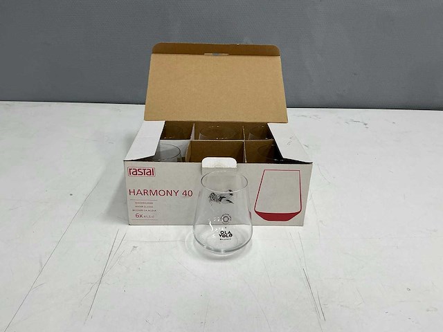 Rastal - water glas - olavolo - glazen (6x) - afbeelding 6 van  9