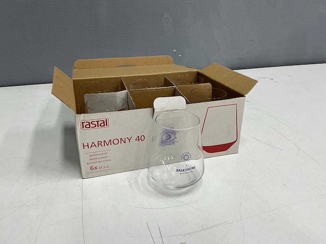 Rastal - water glas - vrouw - glas (24x) - afbeelding 6 van  7