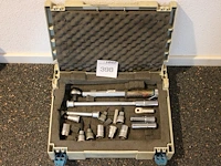 Ratelset gedore incompleet, incl. momentsleutel in kunststoffen koffer.