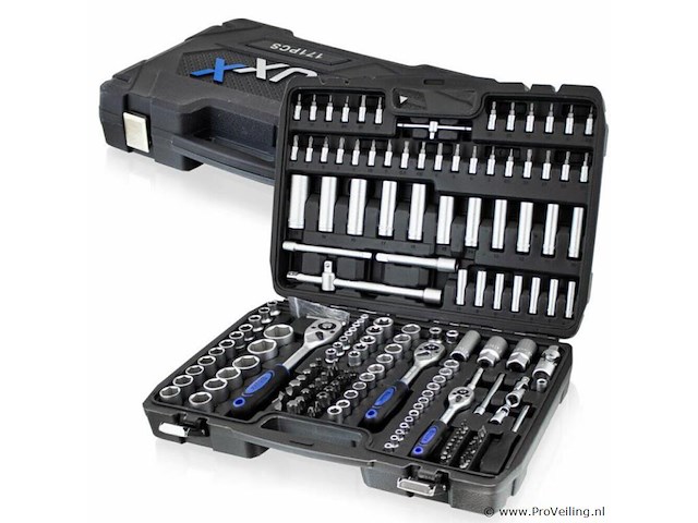 Ratelsleutelset 171-delig - afbeelding 1 van  10