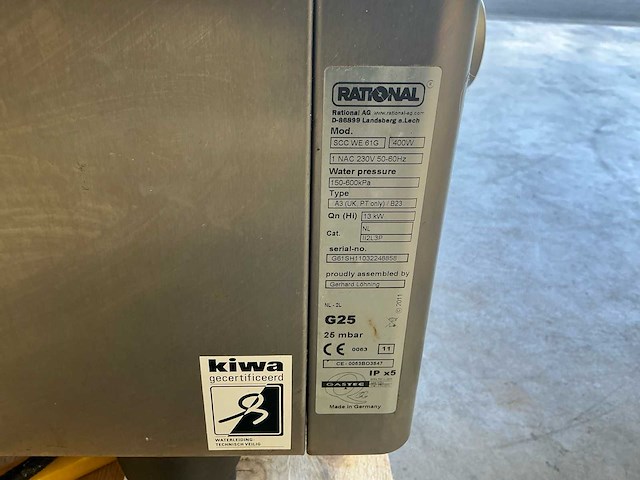 Rational - 2011 - scc we 61g - overige ovens en steamers - afbeelding 8 van  14