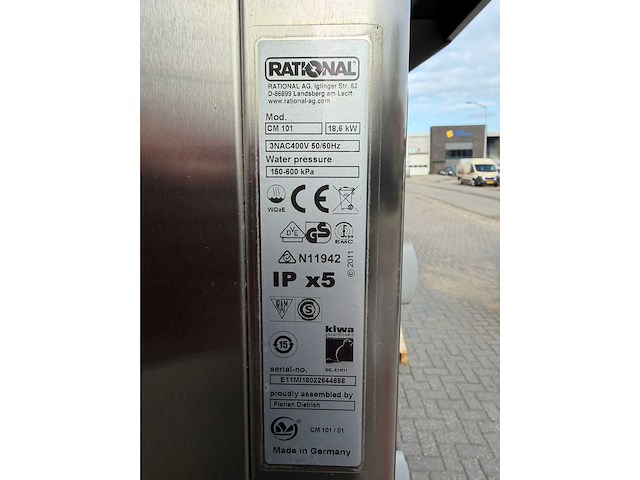 Rational - cm combi master - combisteamer - afbeelding 3 van  4