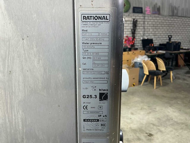 Rational - cmp 101g - combisteamer - afbeelding 7 van  7