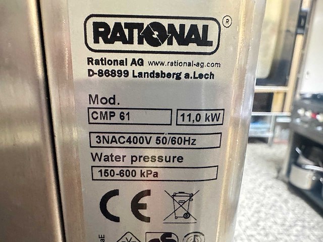 Rational - cmp61 - elektrische combisteamer - afbeelding 14 van  15