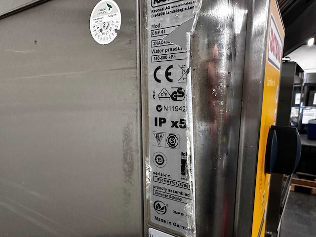 Rational - combimaster plus 61 duplo - combisteamer (2x) - afbeelding 4 van  4