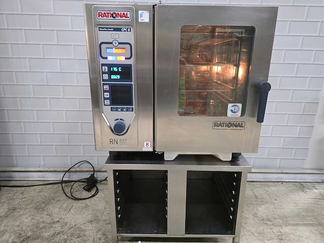 Rational - cpc - rvs combisteamer met onderstel op propaangas - afbeelding 1 van  9