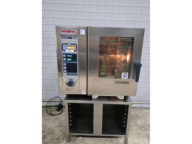 Rational - cpc - rvs combisteamer met onderstel op propaangas - afbeelding 2 van  9