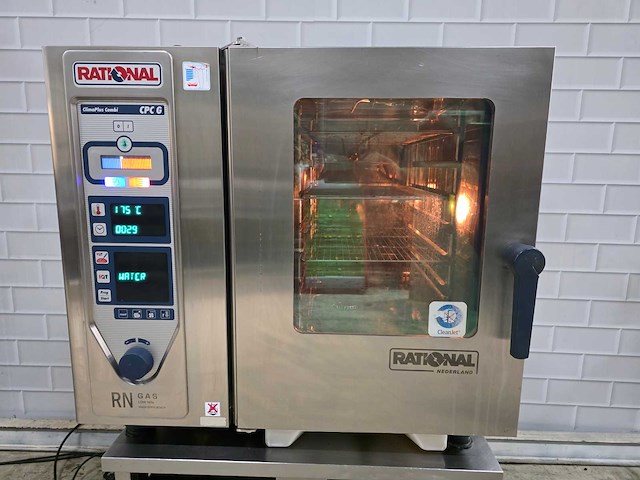 Rational - cpc - rvs combisteamer met onderstel op propaangas - afbeelding 4 van  9