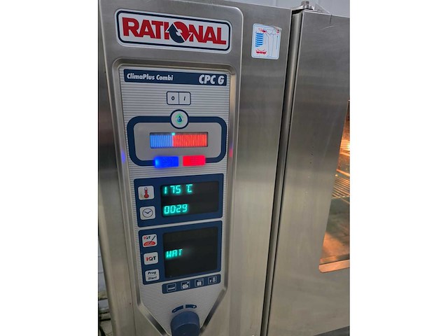 Rational - cpc - rvs combisteamer met onderstel op propaangas - afbeelding 9 van  9