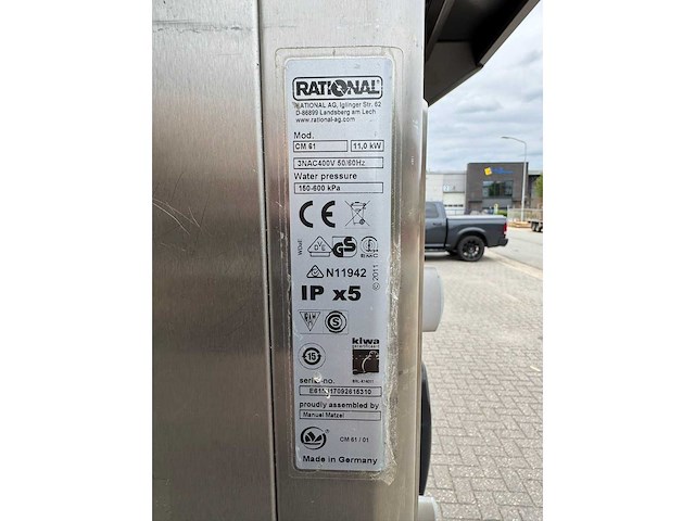 Rational - duo combimaster - combisteamer - afbeelding 6 van  6