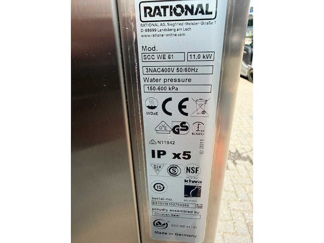 Rational - scc self cooking center - combisteamer - afbeelding 8 van  8