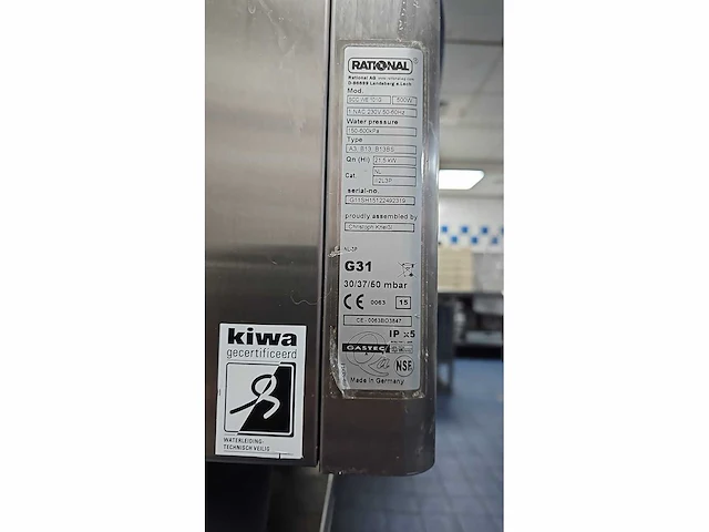 Rational - selfcooking center 5 senses - combisteamer met rvs afzuigkap - afbeelding 10 van  18