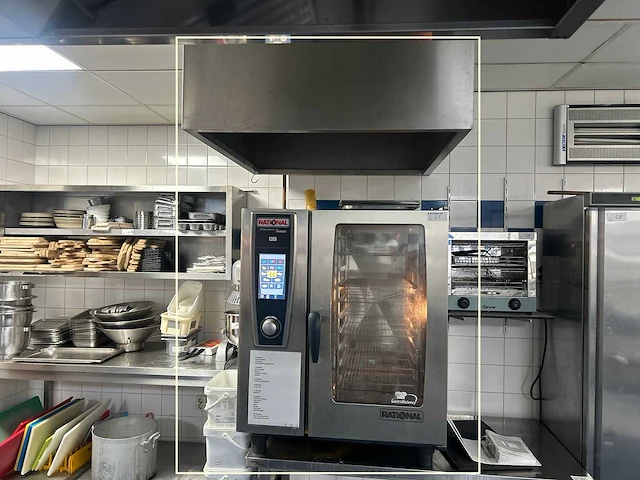 Rational - selfcooking center 5 senses - combisteamer met rvs afzuigkap - afbeelding 11 van  18
