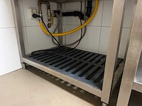 Rational - selfcooking center gas - combisteamer op rvs onderstel met afzuigkap - afbeelding 3 van  13