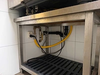 Rational - selfcooking center gas - combisteamer op rvs onderstel met afzuigkap - afbeelding 4 van  13