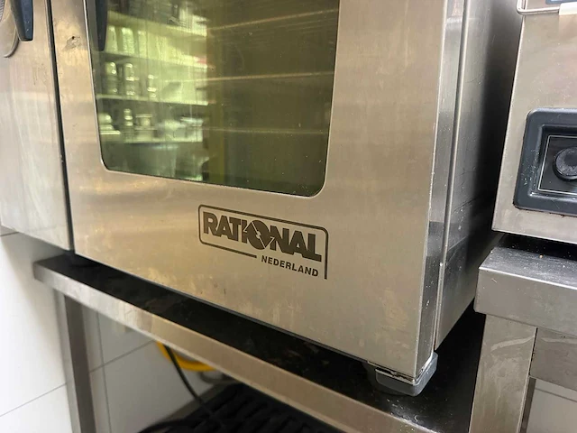 Rational - selfcooking center gas - combisteamer op rvs onderstel met afzuigkap - afbeelding 8 van  13