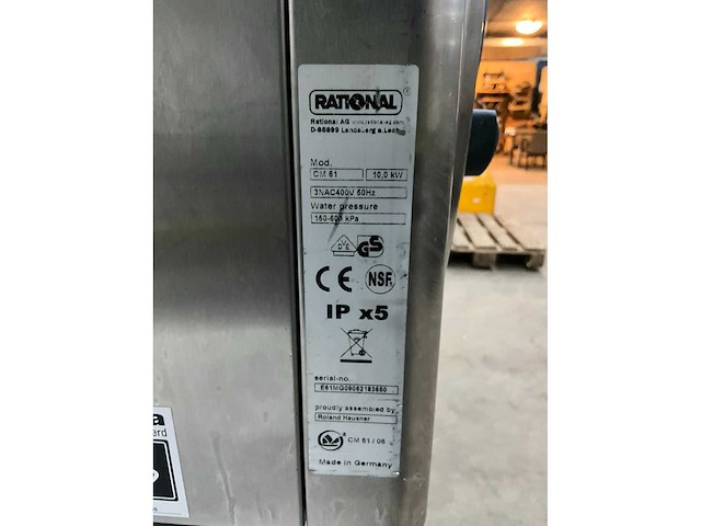 Rational cm 61 combisteamer - afbeelding 8 van  8