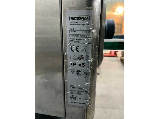 Rational cmp 61 combisteamer - afbeelding 7 van  7