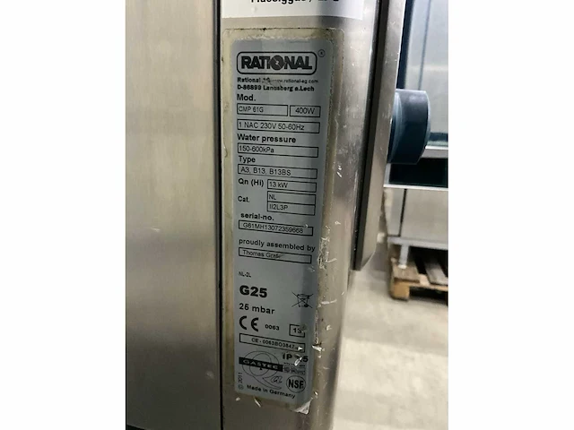 Rational cmp 61g propaan combisteamer - afbeelding 6 van  7