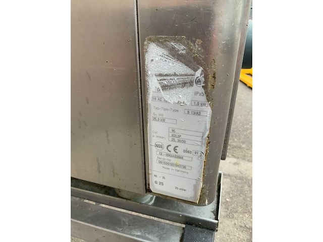Rational cpc61g combisteamer- cleanjet functie - rvs onderstel - afbeelding 9 van  10