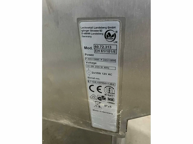 Rational eh 61/101/e combisteamer afzuigkap - afbeelding 7 van  7