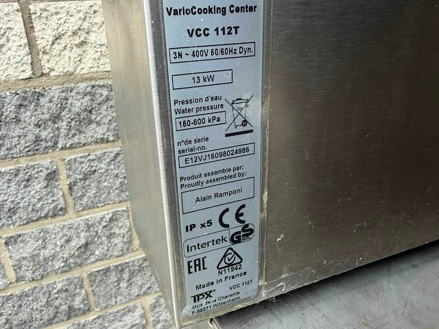 Rational / frima - 2016 - vcc 12 vario cooking center multificiency - bak- en grillapparaat - afbeelding 2 van  10