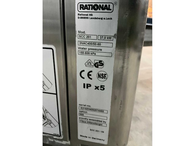 Rational scc 201 e selfcookingcenter - afbeelding 3 van  16