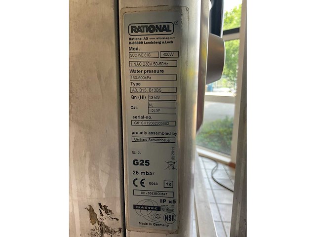 Rational scc we61 g selfcookingcenter propaan - afbeelding 2 van  15