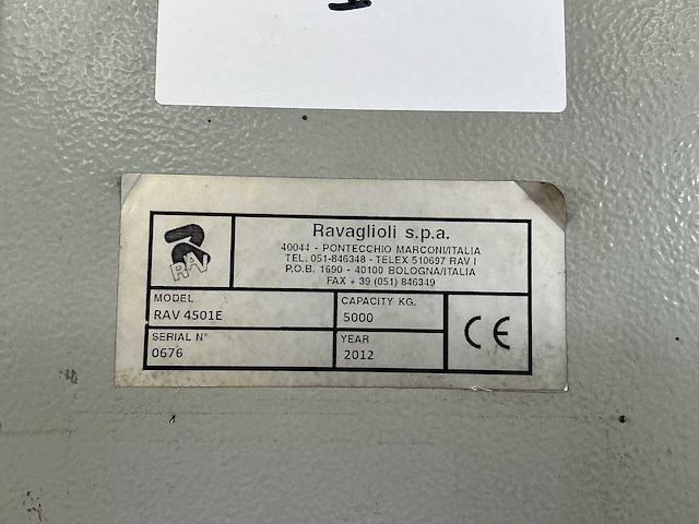 Ravaglioli - 2012 - rav4501e - hefbrug - afbeelding 8 van  10