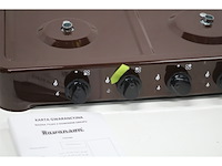 Ravanson k04br butaan gaskookplaat 4 branders bruin - afbeelding 3 van  3