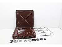 Ravanson k04br butaan gaskookplaat 4 branders bruin - afbeelding 2 van  3