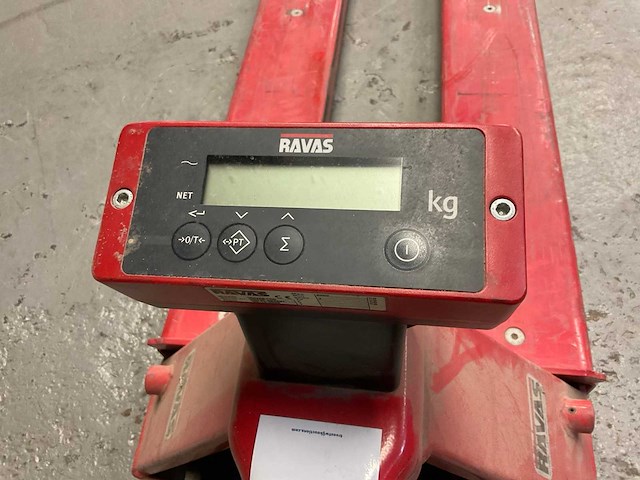 Ravas 1100 hand hydraulische palletwagen - afbeelding 2 van  3