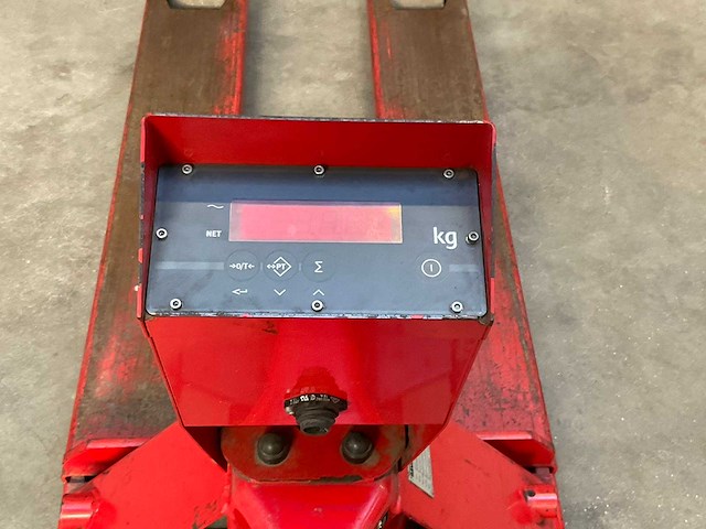 Ravas rpw2100 hand hydraulische weegpalletwagen - afbeelding 4 van  6