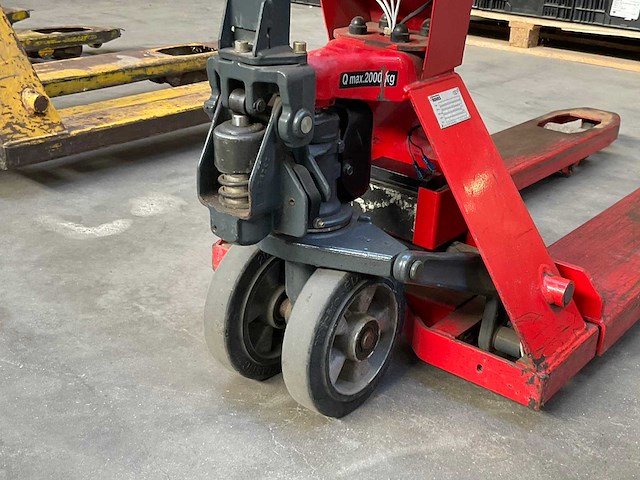 Ravas rpw2100 hand hydraulische weegpalletwagen - afbeelding 5 van  6
