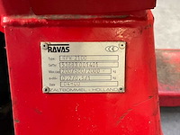 Ravas rpw2100 hand hydraulische weegpalletwagen - afbeelding 6 van  6